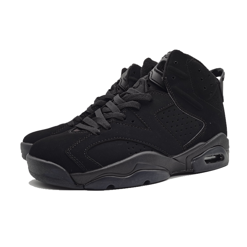 Air Jordan 6 All Black Retro Shoes - Click Image to Close